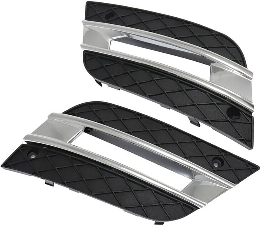 Fog Lamp Cover With Chrome Left 1648801924 & Right 1648802024 A1648801924 Compatible With Mercedes-Benz ML-W164 (2010-2012) Tag No.342