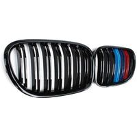 Bumper Grill Compatible With Bmw 7 Series F02 2009-2015 Front Bumper Grill M Colour