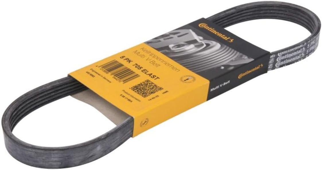 Elast Multi Rib Belt 5PK705 30777417 Compatible With VOLVO S40 || (544) (CONTINENTAL)