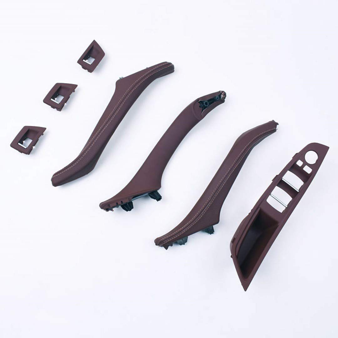 Door Handle Compatible with BMW 5 Series Door Handle 5 Series F10 2010-2017 Full Set Moka