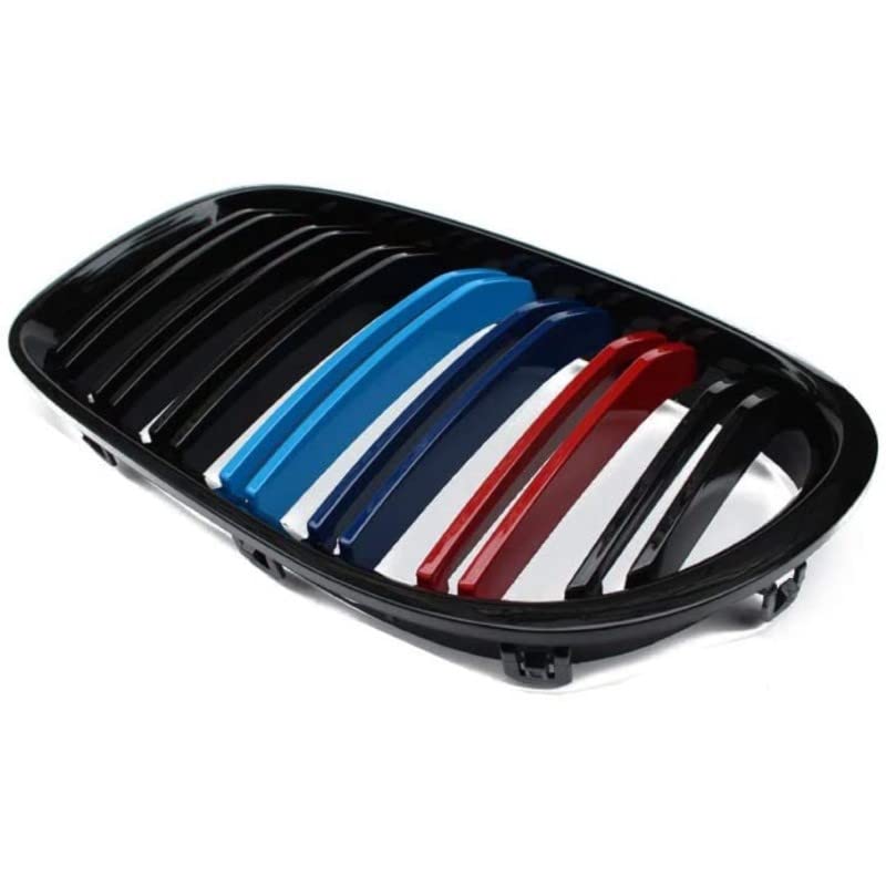 Bumper Grill Compatible With Bmw 7 Series F02 2009-2015 Front Bumper Grill M Colour