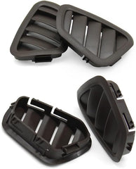 Mercedes Benz 213 Front AC Vent Dashboard Left & Right Set 2136809404 Black