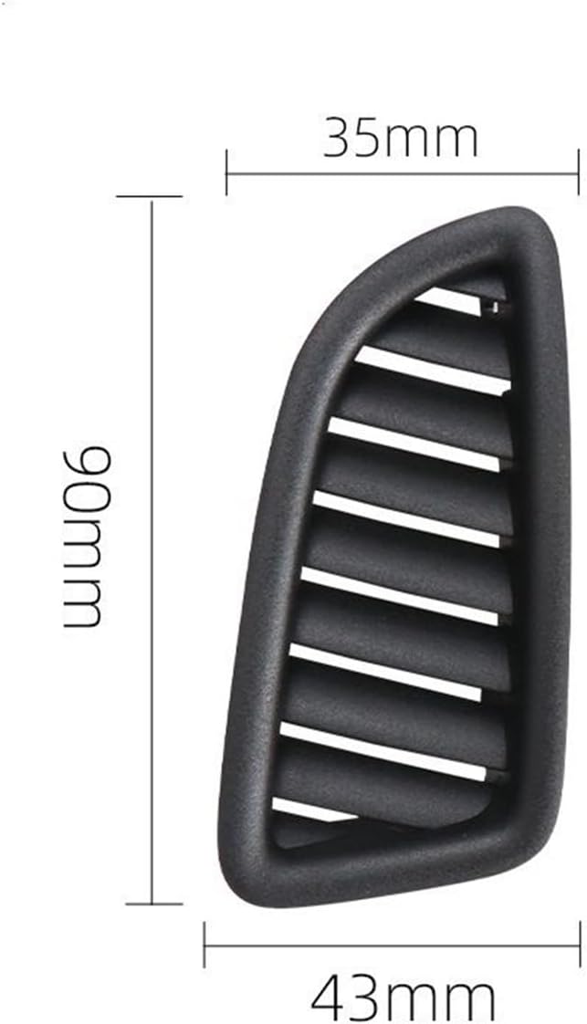 Dashboard Left ac vent cover Black Left 25368038029H15 Right 25368038029H15 Compatible With Mercedes Benz, GLC Class W253 W205 2016-2022