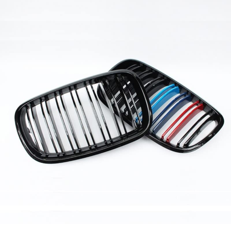 Front Bumper Grill Compatible With Bmw X5 E70 2006-2013 X6 E71 2007-2014 Front Bumper Grill M Colour