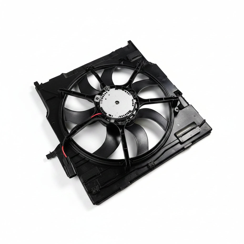 Engine Radiator Cooling Fan Assembly (6 Blades) 17428618239 17427616102 17427598739 Compatible With BMW X5 (E70)