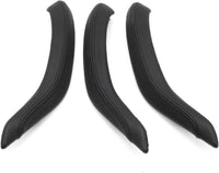 Inner Door Pull Handle Leather Cover Black Left 51417292273 Right 51417292274 Compatible With BMW X5 X6 F15 F16
