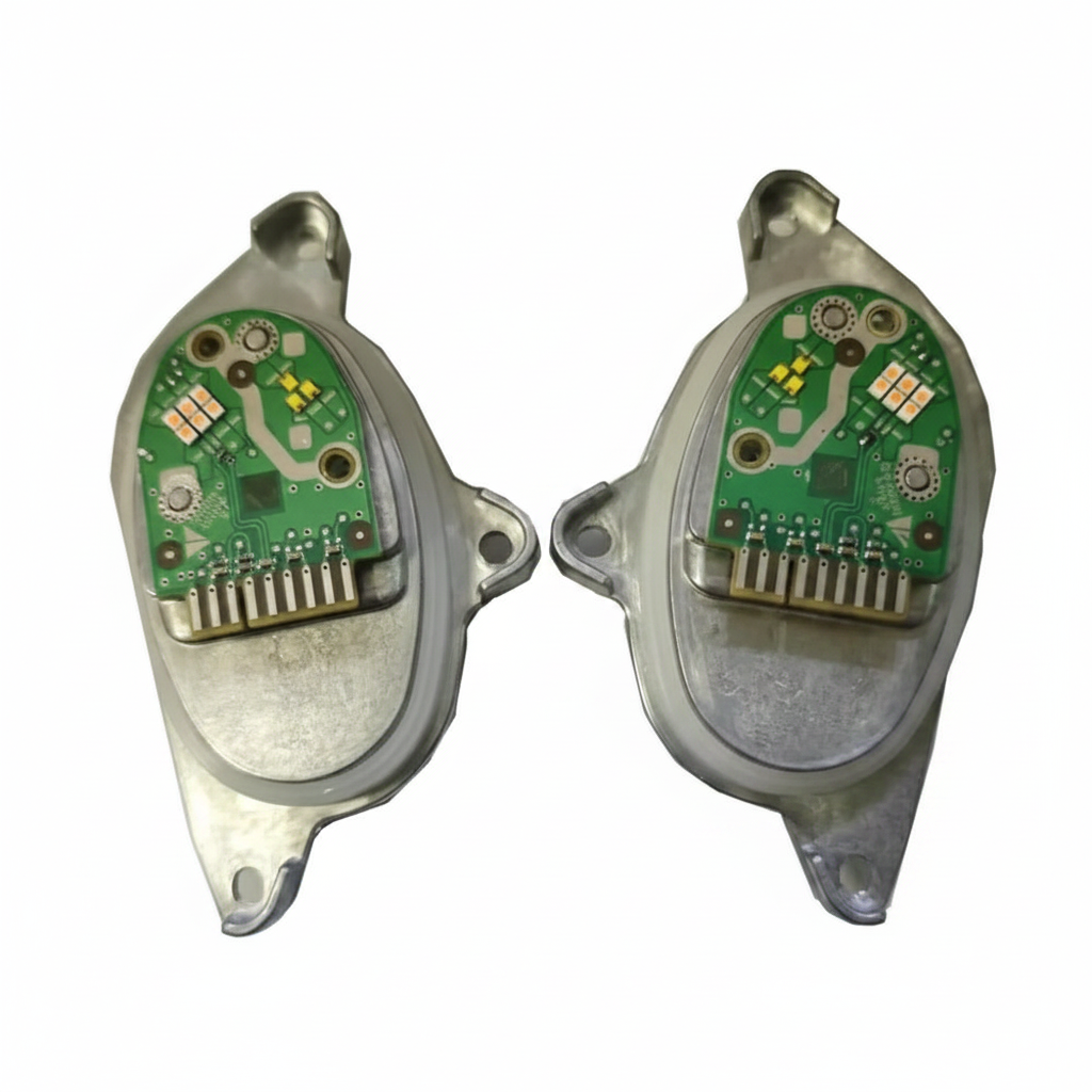 Left LED Turn Signal And Daytime Running Light (DRL) Module Blaster Set Left & Right 63217491663 63217491664 Compatible With BMW F45 F46 LCI