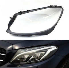 Car Front Headlight Lens Cover Transparent Lamp Shade Headlamp Shell Cover compatible for Benz 246 2016 - 2019.