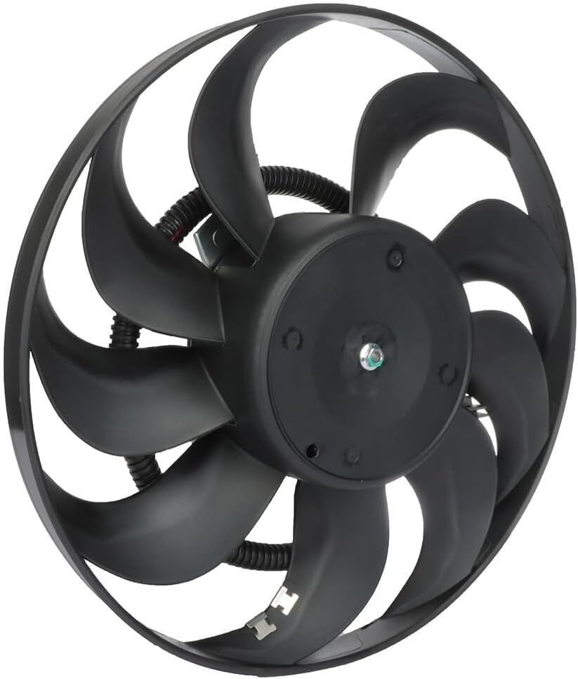 Engine Cooling Fan Motor Fan Assembly (Big) 6Q0959455Q Compatible With SKODA FABIA II (542) & OCTAVIA I (1U2) & VW NEW BEETLE (9C1, 1C1)