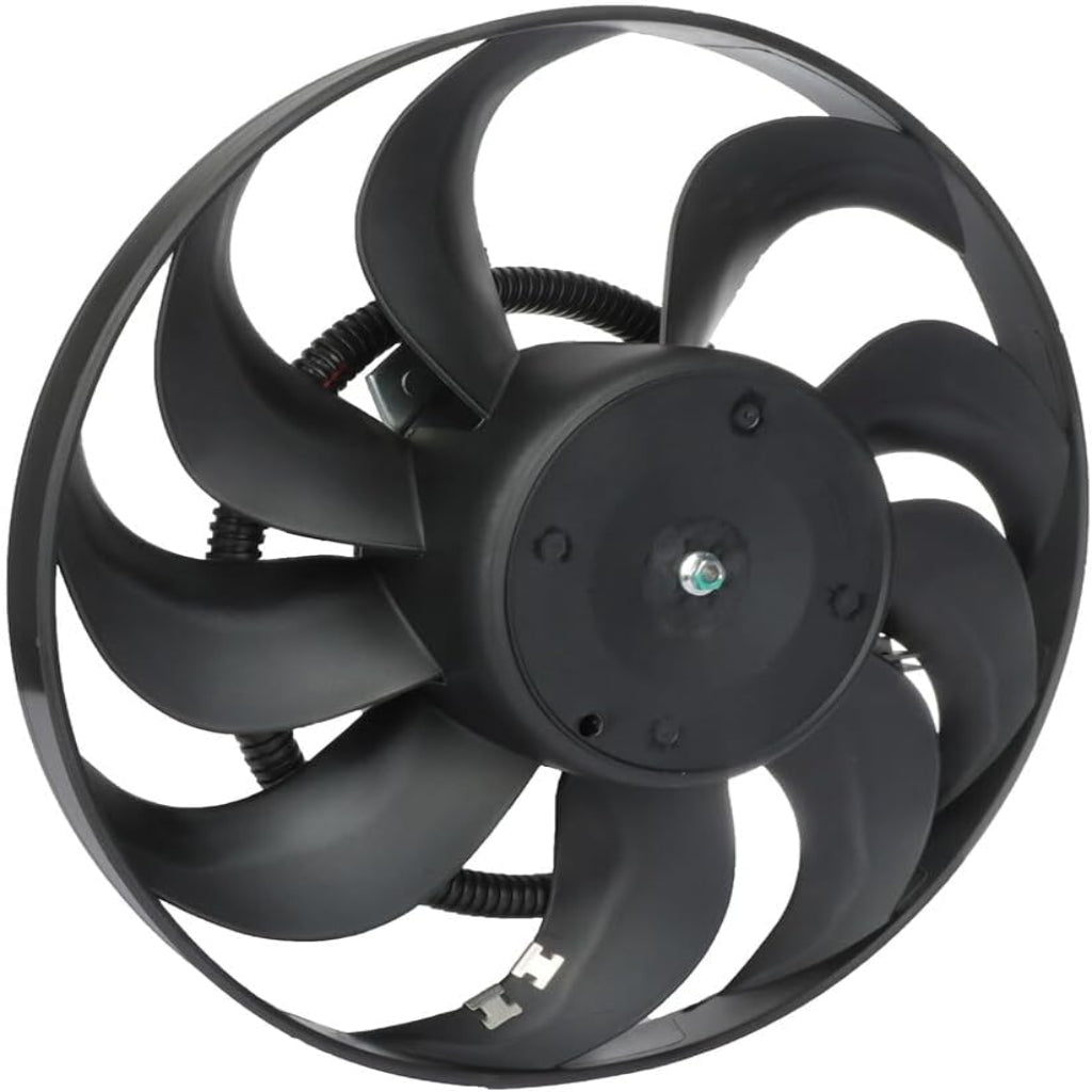 Engine Cooling Fan Motor Fan Assembly (Big) 6Q0959455Q Compatible With SKODA FABIA II (542) & OCTAVIA I (1U2) & VW NEW BEETLE (9C1, 1C1)
