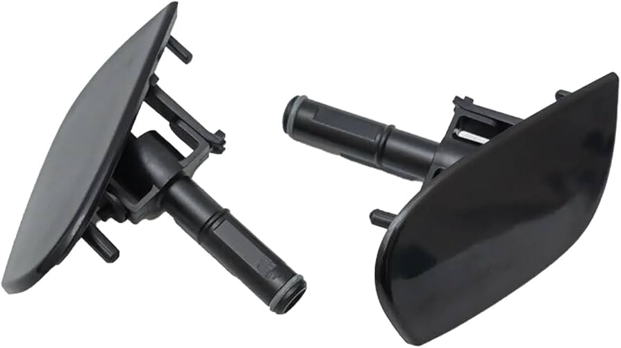 Washer Cap Set With Nozzle Left 95B955099A & Right 95B955100A Compatible With Porsche Macan (2014-2017) Tag No.155