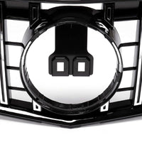 Front Bumper Grill Compatible With Mercedes Benz C Class W204 2007-2014 Front Bumper Grill W204 Grill Gtr Silver