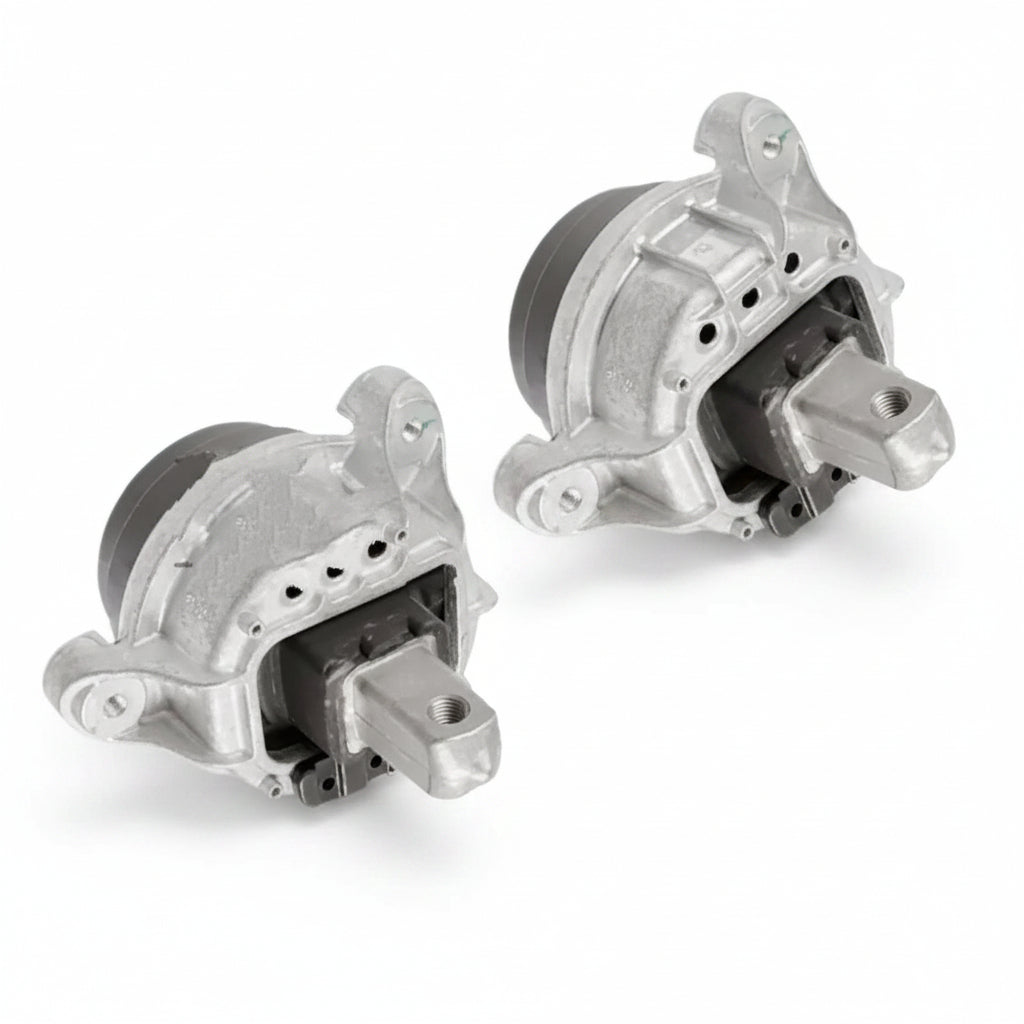 Engine Motor Mount Set Left 22116858975 & Right 22116858976 Compatible With BMW F10 F02