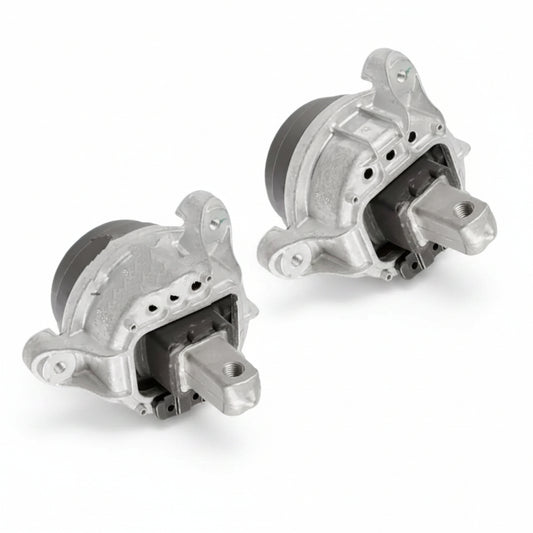 Engine Motor Mount Set Left 22116858975 & Right 22116858976 Compatible With BMW F10 F02