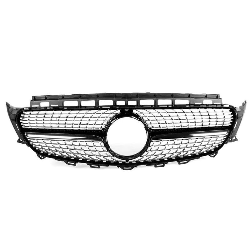 Front Bumper Grill Compatible With Mercedes Benz E Class W213 2016-2021 Front Bumper Grill W213 Grill Diamond Black