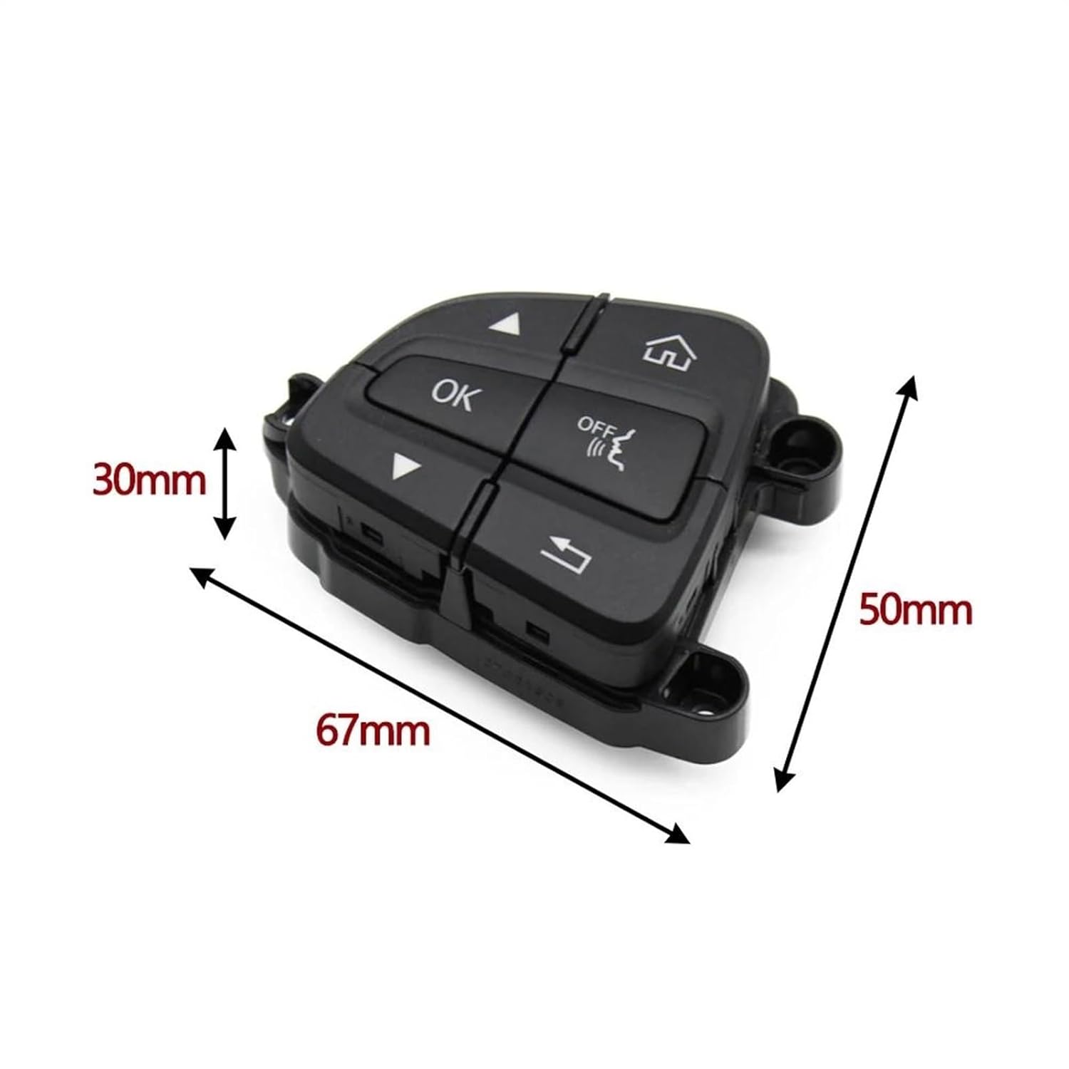 Steering Wheel Buttons Black 09990502009107 A09990503009107 09990502009107-Q12 Compatible With Mercedes Benz C GLC W205 W253