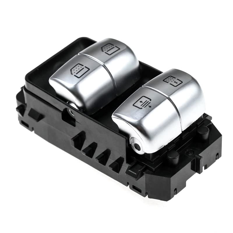 Window Switch Button Rear Compatible With Mercedes E Class Window Switch Button Rear S Class W222 2014 E Class W213 2018 Black
