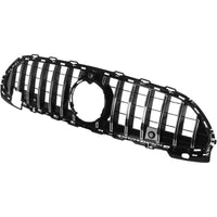 Front Bumper Grill Compatible With Mercedes Benz C Class W206 2022+ Front Bumper Grill W206 Grill Gtr Silver
