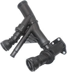 Thermostat Housing 04L121026F 04L121026AE 04L121026AH 04L121026J 04L121026Q 04L121113B 04L121113C 04L121113D Compatible With  AUDI A3 Limousine (8VS, 8VM) | A3 / S3 & Q3 (8UB, 8UG) & SKODA KODIAQ I (NS6, NS7, NV7) & OCTAVIA III (5E3, NL3, NR3) Tag  No.50