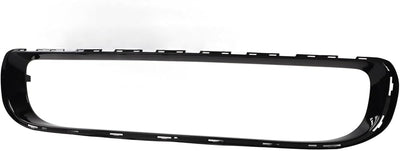 Black Glossy Front Bumper Chrome 51117250787 Compatible With Mini Cooper (R55/R56) (2007-2013) Tag No.97