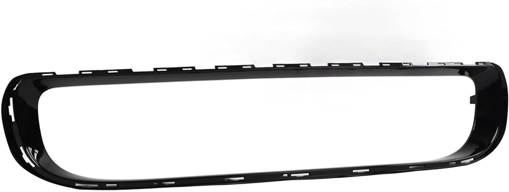 Black Glossy Front Bumper Chrome 51117250787 Compatible With Mini Cooper (R55/R56) (2007-2013) Tag No.97