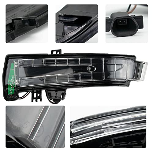 Side Mirror Light Compatible With Mercedes C Class W204 2011-2014 E Class W212 2009-2016 S Class W221 2009-2014 Side Mirror Light 2128109100 Right