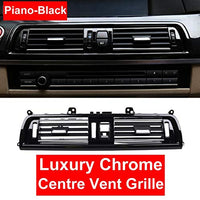 Ac Vent Compatible With Bmw 5 Series F10 2010-2017 6 Series F12 2012-2016 Ac Vent Ac Grill Chrome Black Centre 64229209136 64229197489