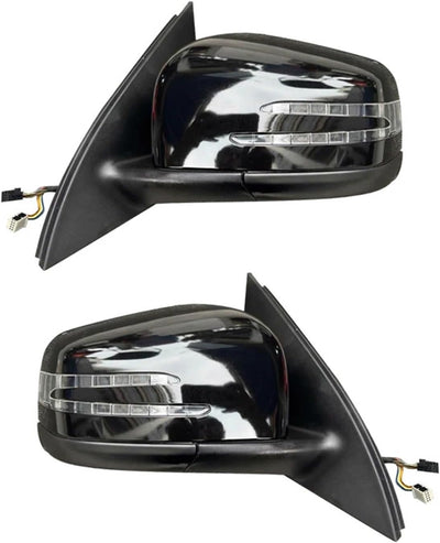 Mirror Assembly Electric Folding/Turn Signal Complete Door wing Mirror Left & Right (20 Pin) Compatible With MERCEDES BENZ M-CLASS W166 Tag-SMA-103