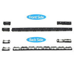 CD Player Buttons 12pcs Set Model A Black 61319386651-Q12 Compatible With BMW 5/6/7 Series F10 F11 F18 F07 F06 F12 F13 F01 F02 F04