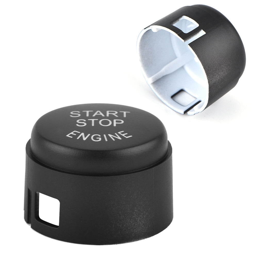 Engine One Button Start Stop Button Switch Cover  61319153832  61319153832-1  9153832-A  Compatible with BMW 5 Series (F10) & 7 Series  (F01, F02, F03, F04)