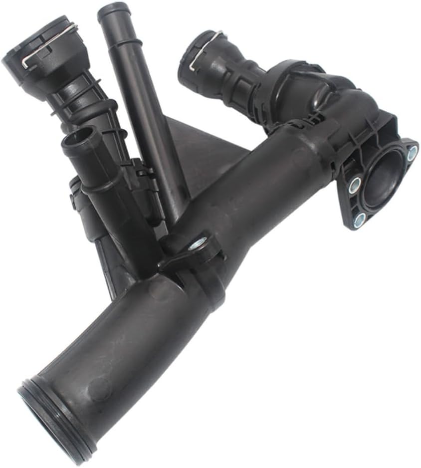 Thermostat Housing 04L121026F 04L121026AE 04L121026AH 04L121026J 04L121026Q 04L121113B 04L121113C 04L121113D Compatible With  AUDI A3 Limousine (8VS, 8VM) | A3 / S3 & Q3 (8UB, 8UG) & SKODA KODIAQ I (NS6, NS7, NV7) & OCTAVIA III (5E3, NL3, NR3) Tag  No.50