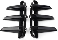 Front Bumper Grille Fog Lamp Strip (Glossy Black) Right LR142429 & Left LR142430 Compatible With Land Rover Discovery 5 L462 (2020)