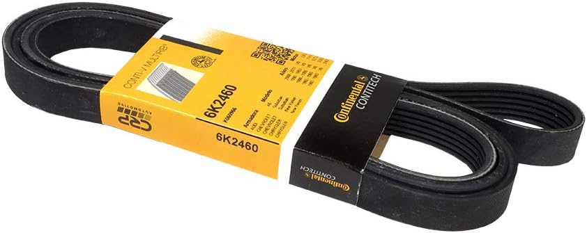 Multi Rib Belt 6PK2460 A0089971092 Compatible With MERCEDES-BENZ SL-CLASS (R230) (CONTINENTAL)