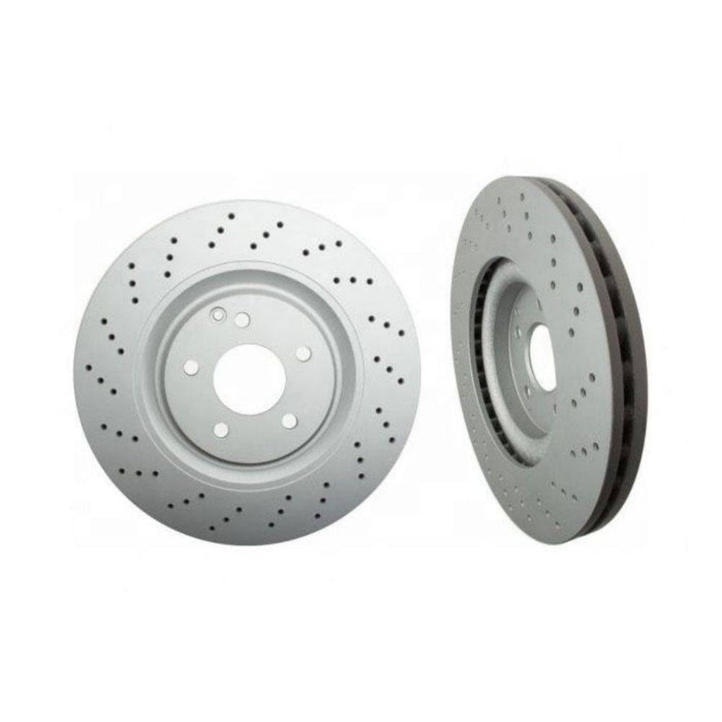 Rear Brake Disc Set 2224200472 Compatible With Mercedes Benz W222