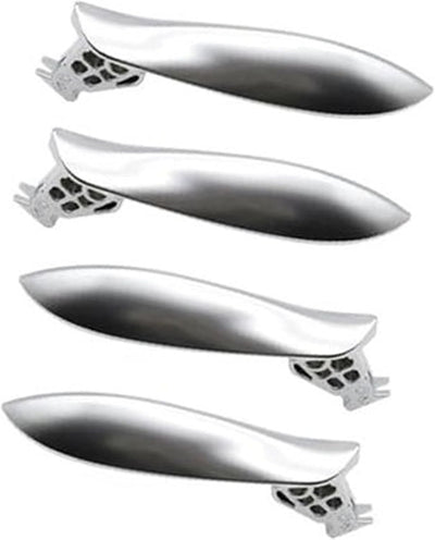 Left Right Interior Door Chromed Opening Handle Silver 51217225689  51217225690 Compatible With BMW 5 Series F10 F11 F18