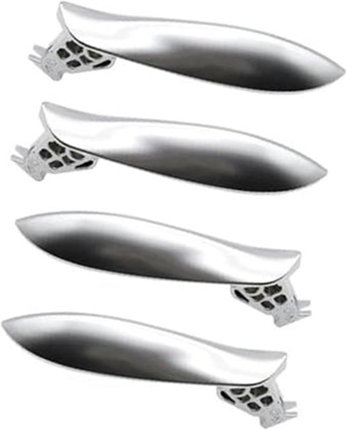 Left Right Interior Door Chromed Opening Handle Silver 51217225689  51217225690 Compatible With BMW 5 Series F10 F11 F18