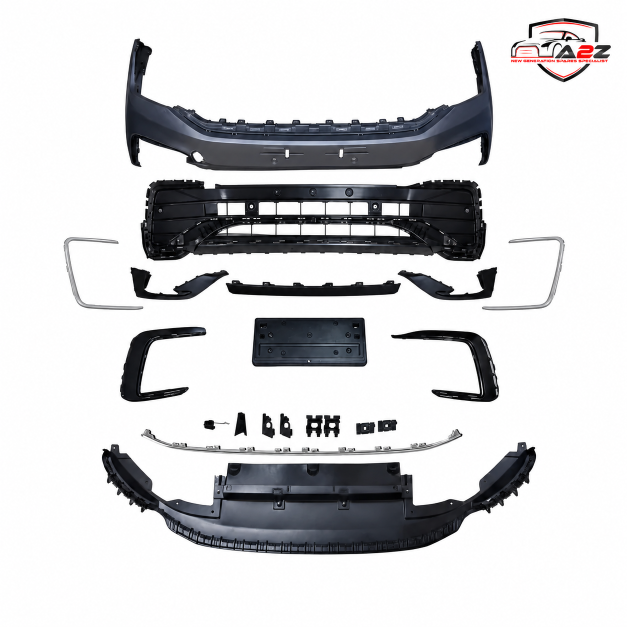 Front Bumper Body Kit Compatible With Vw Volkswagen Tiguan 2021-2023 Upgrade To R Line Style (Shipping Cost Not Included In Price)