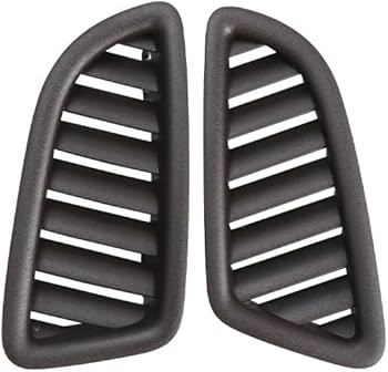 Front Ac Vent Grill Dashboard  Left & Right (Set) 25368038028 Compatible With BENZ 253 Brown