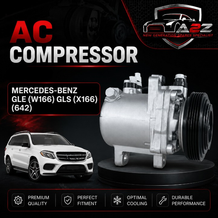 AC Compressor A0032308011 0032308011 Compatible with MERCEDES-BENZ GLE (W166) & GL-CLASS (X166) & M-CLASS (W166) (642)