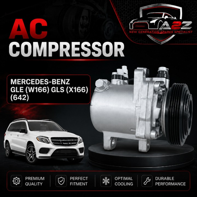 AC Compressor A0032308011 0032308011 Compatible with MERCEDES-BENZ GLE (W166) & GL-CLASS (X166) & M-CLASS (W166) (642)