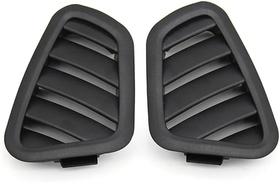 Front Ac Vent Grill Dashboard  Left & Right (Set) 2136809404 Compatible With BENZ 213 Black