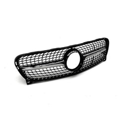 Front Bumper Grill Compatible With Mercedes Gla W156 X156 2014-2016 Front Bumper Panamericana Grill W156 Grill Diamond Silver