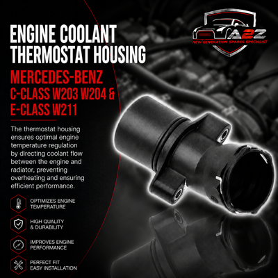 Engine Coolant Thermostat Housing 2712001256 For MERCEDES-BENZ C-CLASS W203 W204 & E-CLASS W211 Tag-E-07