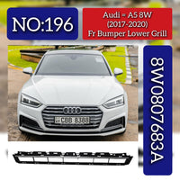 Front Bumper Lower Grille 8W6807683A 8W0807683A Compatible With Audi A5 (2017-20) Tag NO.196