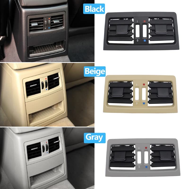 Ac Vent Compatible With Bmw 3 Series Ac Vent 3 Series E90 2005-2012 Rear Black