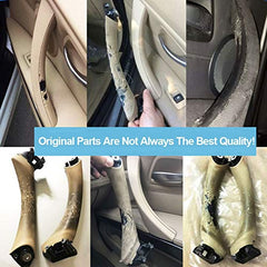 Door Handle Compatible with BMW 3 Series Door Handle 3 Series E90 2004-2012 Black Inner