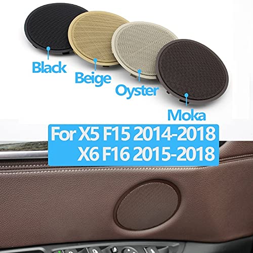 Speaker Cover Compatible With Bmw X5 Speaker Cover X5 F15 2014-2020 X6 F16 2014-2020 Beige