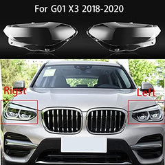 Benz=G01/G08 - 2017-20 - Car Front Headlight Lens Cover Transparent Lamp Shade Headlamp Shell Cover compatible for Benz G01/G08 2017 - 2020.