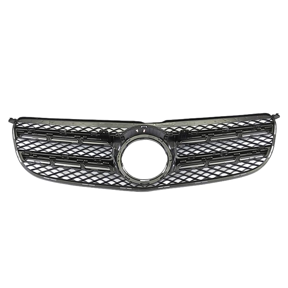 Double Chrome Show Grill 1668800702 A1668800702  A1668880523 Compatible With Mercedes Benz W166 GL350 GLS350 GL400 GLS400 GLS320 GL450 GLS450 (2017-2019)