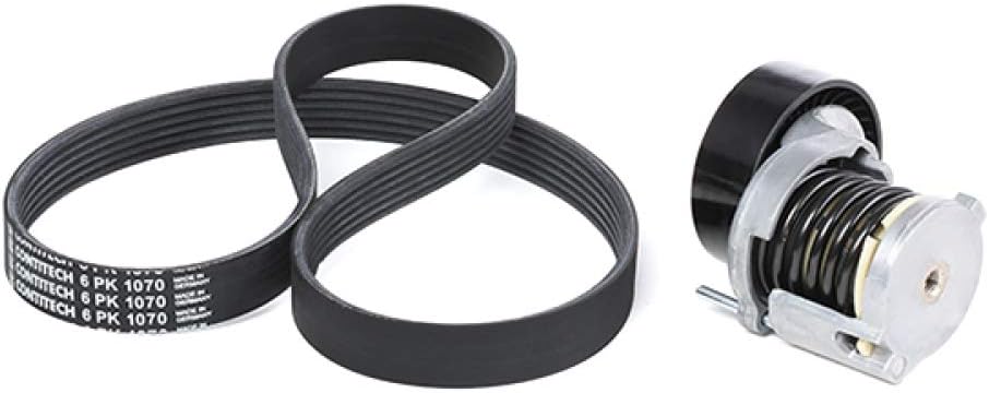 MULTI-RIB BELT KIT 6PK1070K1 Compatible With VW JETTA IV (162, 163, AV3, AV2) | JETTA / CLASICO | VENTO, PASSAT B6 (3C2) | PASSAT / Magotan, PASSAT B7 (362), POLO V (6R1, 6C1)  (CONTINENTAL)